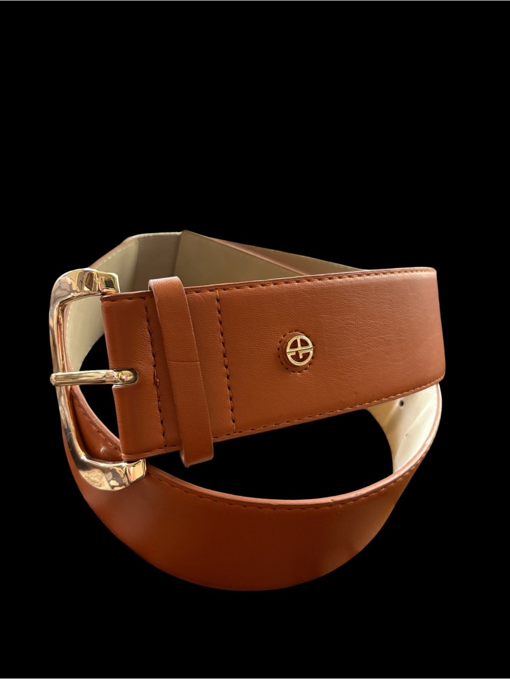 GB Brown Belt with Gold Buckle